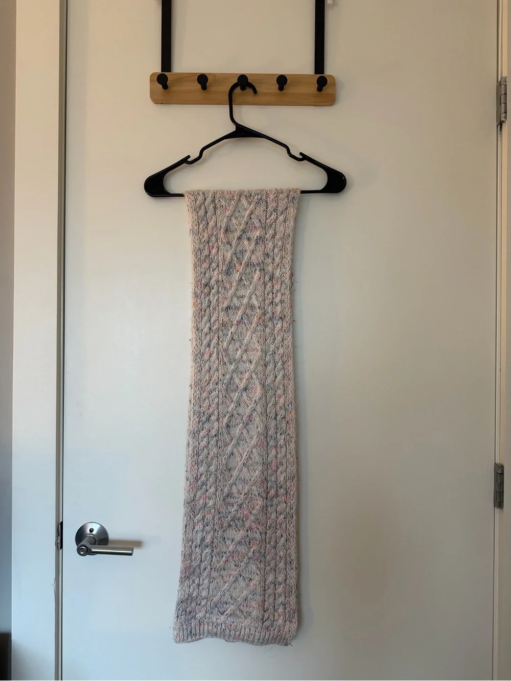 GAP Off-White Multicolor Fleck Knit Scarf